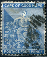 Pays :  86 (Cap De Bonne Espérance : Colonie Britannique)  Yvert Et Tellier N° :   20 D (o) , Michel ZA-CA 16 - Kaap De Goede Hoop (1853-1904)