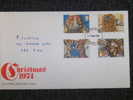 GB FDC 1974 CHRISTMAS - 1971-1980 Dezimalausgaben