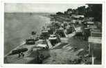 Cpsm 56 LARMOR PLAGE La Plage - Les Tentes Tres Joli Plan - Larmor-Plage