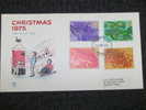 GB FDC 1975 CHRISTMAS - 1971-1980 Em. Décimales