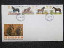 GB FDC 1978 HORSES - 1971-80 Ediciones Decimal