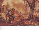 (70)  1 X Fire Brigade- Pompier - Bush Fire - Firemen