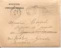 LETTRE Aevc Correspondance MINISTERE EDUCATION NATIONALE  PARIS Vers MERIGNAC 13 FEVRIER 1945 - Lettres Civiles En Franchise