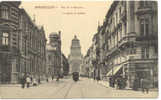 A Saisir  Bruxelles Rue De La Régence Et Palais De La Justice, Tram, Animée - Avenidas, Bulevares