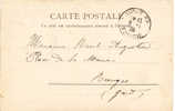 TUNISIE  Recto De Carte Postale De TUNIS Du 8.1.1909 à Destination De La France - Cartas & Documentos