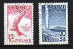 FINLANDE     Oblitéré    Y. Et T.  N° 382 / 383     Cote: 5,00 Euros - Usados