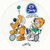 ROBA. AUTOCOLLANT PUB FROMAGE FRAIS JACKY 1985. C´est Mon Ami, Avec Boule Et Bill En Tennismen. - Stickers