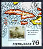 Cuba 1976, Exposition Philatélique, Bf 47 **, Cote 4,50 € Peinture  Geographie - Ungebraucht