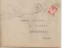 N° Y&t  652  LETTRE  AVEC CORRESPONDANCE    BORDEAUX   Vers  MERIGNAC Le 20 FEVRIER 1945 - Covers & Documents