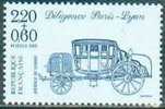 France 1989 (YT 2577) - Diligence Postale Paris Lyon / Lyon Paris Postal Stagecoach - MNH - Diligences