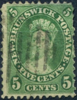 Pays : 354  (Nouveau-Brunswick : Colonie Britannique)  Yvert Et Tellier N° :    6 (o) - Used Stamps