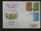 GB FDC 1973 COUNTY CRICKET CENTENARY   SPORT COVER - 1971-1980 Decimal Issues