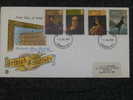 GB FDC 1973 BRITISH PAINTINGS - 1971-1980 Decimale  Uitgaven