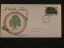 GB FDC1974 BRITISH TREES HORSE CHESTNUT COVER - 1971-1980 Decimale  Uitgaven