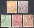 Rumänien; 1920/27; Michel 264/85 O; Ferdinand; 5 Werte - Used Stamps