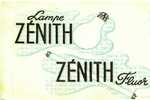 Ancien Buvard Lampe ZENITH - Electricité & Gaz