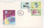 M1137 Entiers Postaux Celebrities Costeau , Amiral Byrd , E Hillary  FDC Romania 1985 Perfect Shape - Explorateurs