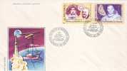 M1136 Entiers Postaux Celebrities Emil Racovita , Neil Armstrong FDC Romania 1985 Perfect Shape - Explorateurs