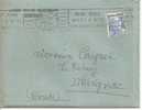 N° Y&t  718A     LETTRE AVEC CORRESPONDANCE   BORDEAUX    Vers   MERIGNAC  Le 24 AVRIL 1947 - Covers & Documents