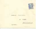 N° Y&t  718A     LETTRE AVEC CORRESPONDANCE   BORDEAUX    Vers   MERIGNAC - Cartas & Documentos