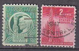 H2068 - ETATS UNIS USA Yv N°472/73 - Oblitérés