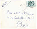 AOF Lettre De ABIDJAN Du 11.2.1957 Via Paris - Briefe U. Dokumente