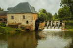 A58-03  @    Watermill Mill Moulin à Eau  Watermolen  , ( Postal Stationery , Articles Postaux ) - Moulins