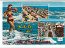 PO0796A # CHIOGGIA - LIDO Di SOTTOMARINA - Vedutine Con PIN UP - PINUP - DONNINA VG 1971 - Chioggia