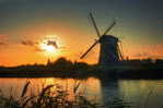 A58-36  @    Windrmill Mill Moulin à Vent   Windmolen  , ( Postal Stationery , Articles Postaux ) - Molinos