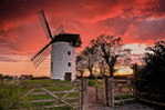 A58-38  @    Windrmill Mill Moulin à Vent   Windmolen  , ( Postal Stationery , Articles Postaux ) - Windmills