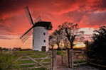 A58-38  @    Windrmill Mill Moulin à Vent   Windmolen  , ( Postal Stationery , Articles Postaux ) - Molinos