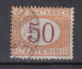 SS3179 - REGNO 1890 , Segnatasse 50 Cent N. 25 - Taxe