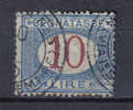 SS3183 - REGNO 1890 , Segnatasse 10 Lira N. 28  Usato - Segnatasse