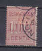 SS3168 - REGNO 1884 , Segnatasse Il 100 Lire N. 16  Usato - Postage Due