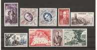 Monaco: 444/ 452 NSG - Unused Stamps