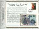 FEUILLET  CEF  1595 S  FERNANDO BOTERO  PEINTURE  2002 - Non Classificati