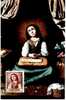 Spain / Espagne, Carte Maximum Card Zurbaran "The Virgin As A Child" FD Carte Maximum Stamps Day 1962 - Religion