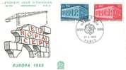 FRANCE 1969  EUROPA CEPT FDC - 1969