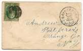 US - 3 -  VF 1879 COVER From BRIDGEPORT To ORANGE - Covers & Documents