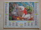 Calendrier ALMANACH Du Facteur PTT - 1984 - Chats - JEAN LAVIGNE  - Nord 59 - Très Bon état - Big : 1981-90