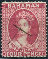 Pays :  52 (Bahamas : Colonie Britannique)  Yvert Et Tellier N° :   10 (o)  Dentelé 14 - 1859-1963 Colonie Britannique