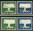 ● GERMANIA R.F.T. 1957 - EUROPA - N. 140 / 41 Usati , Serie Completa - Cat. ?  € - Lotto N. 1330 /31 - 1957