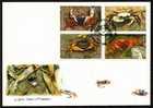 FDC 1994 Thailand Crab (2nd Series) Stamps Crabs Nature - Schaaldieren