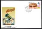 FDC 1997 Thailand 84th Ann.the Government Savings Bank Stamp Coin Architecture Flag - Monnaies