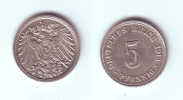 Germany 5 Pfennig 1913 D - 5 Pfennig