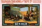 Art Print Reproduction On Original Painting Canvas, New Picture, Chicago, Illinois Theatre, Film, Ben Hur, Drama - Publicidad