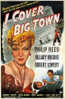 Art Print Reproduction On Original Painting Canvas, New Picture, Movie, Film, Placard, Poster, I Cover Big Town - Publicité Cinématographique