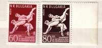 1958 Sport  Wrestling World Cup  2 V.-MNH   BULGARIA / Bulgarie - Lucha