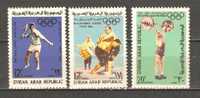 SYRIA 1965 -  OLYMPIC GAMES - CPL. SET  - MNH MINT NEUF NUEVO - Ete 1964: Tokyo