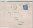 Great Britain Cover Sent To USA Weybridge 5-6-1945 VICTORY BELLS - Cartas & Documentos